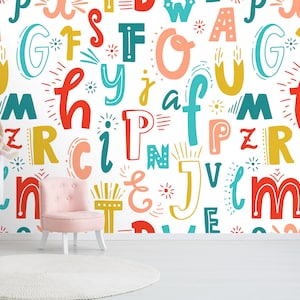 Large Wall Letters, Wall Letters for Nursery Wall, Letter Stickers, Big  Letters for Wall, Wall Letter Decals, Alphabet Wall Decals 