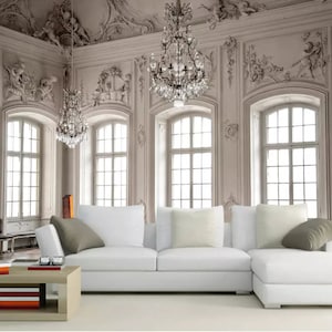 3D Precious Carving L14042 Carta da parati rimovibile Carta da parati autoadesiva Extra Large Peel & Stick Wallpaper Wallpaper Mural AJSTOREArt