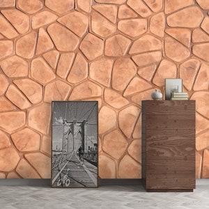 3D Unregelmäßiger Stein Design L7807 abnehmbare Tapete selbstklebende Tapete extra groß Peel & Stick Tapete Tapete Wandbild AJSTOREArt