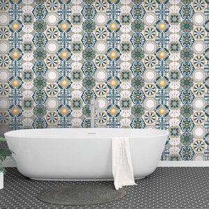 3D Preziosi Motivi Piastrelle L312 Carta da parati rimovibile Carta da parati autoadesiva Carta da parati Extra Large Peel & Stick Wallpaper Wallpaper Mural AJSTOREArt