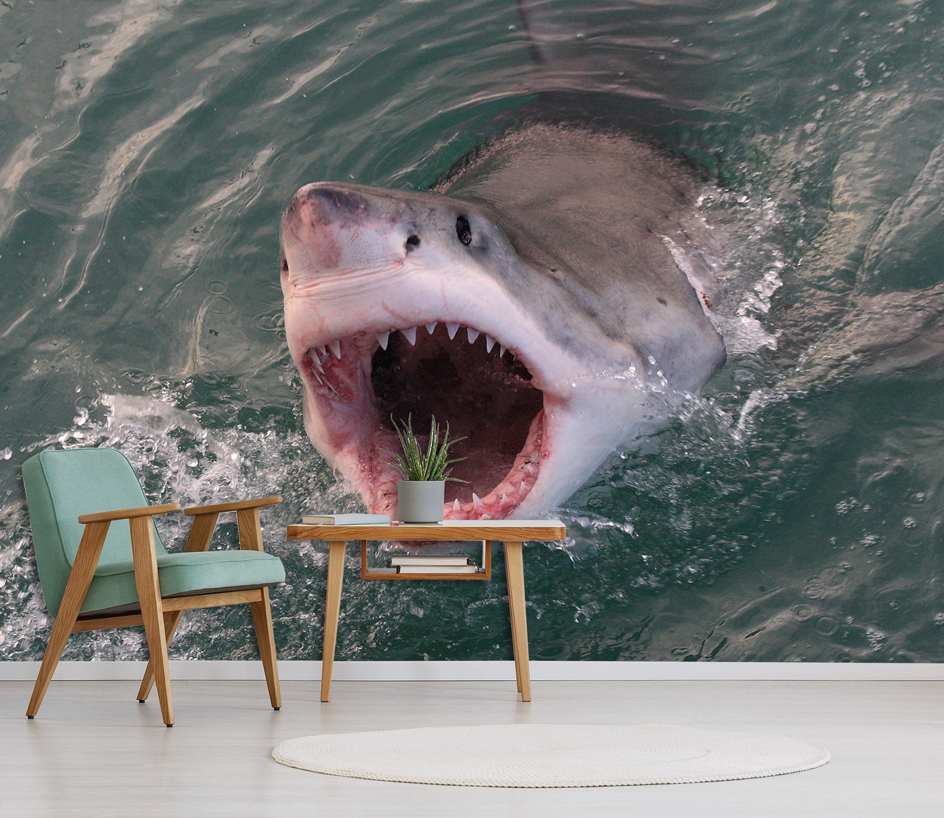 3d cheap shark wallpaper