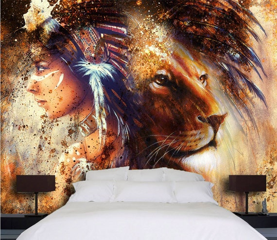 Wallpaper cheap tribal 3d