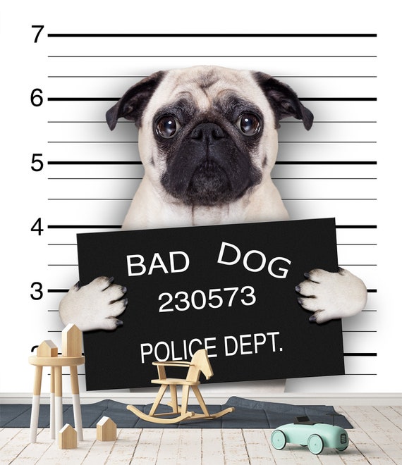 3D Bad Dog Animal L191 Removable Wallpaper Self Adhesive - Etsy 3D Bad Dog Animal L191 Removable Wallpaper Self Adhesive - Etsy
