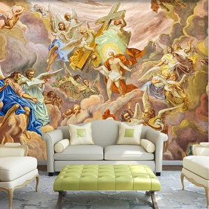 3D Religione Frase L753 Carta da parati rimovibile Carta da parati autoadesiva Extra Large Peel & Stick Wallpaper Wallpaper Mural aJSTOREArt
