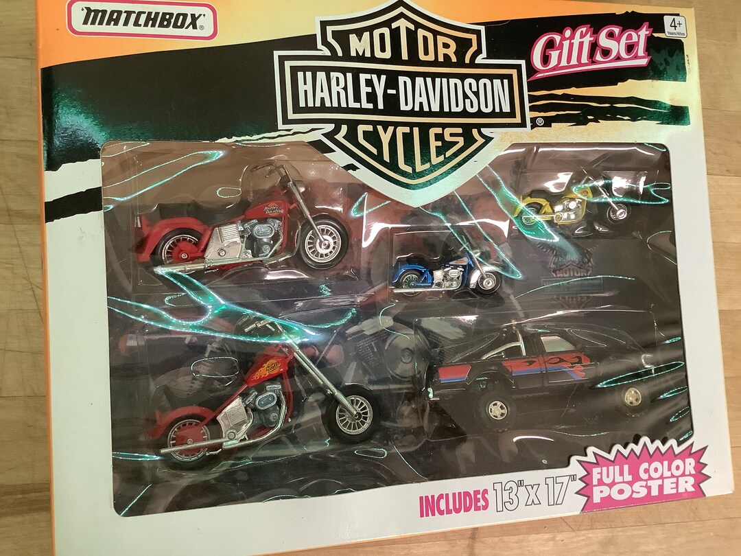 Matchbox Harleydavidson Gift Set Etsy