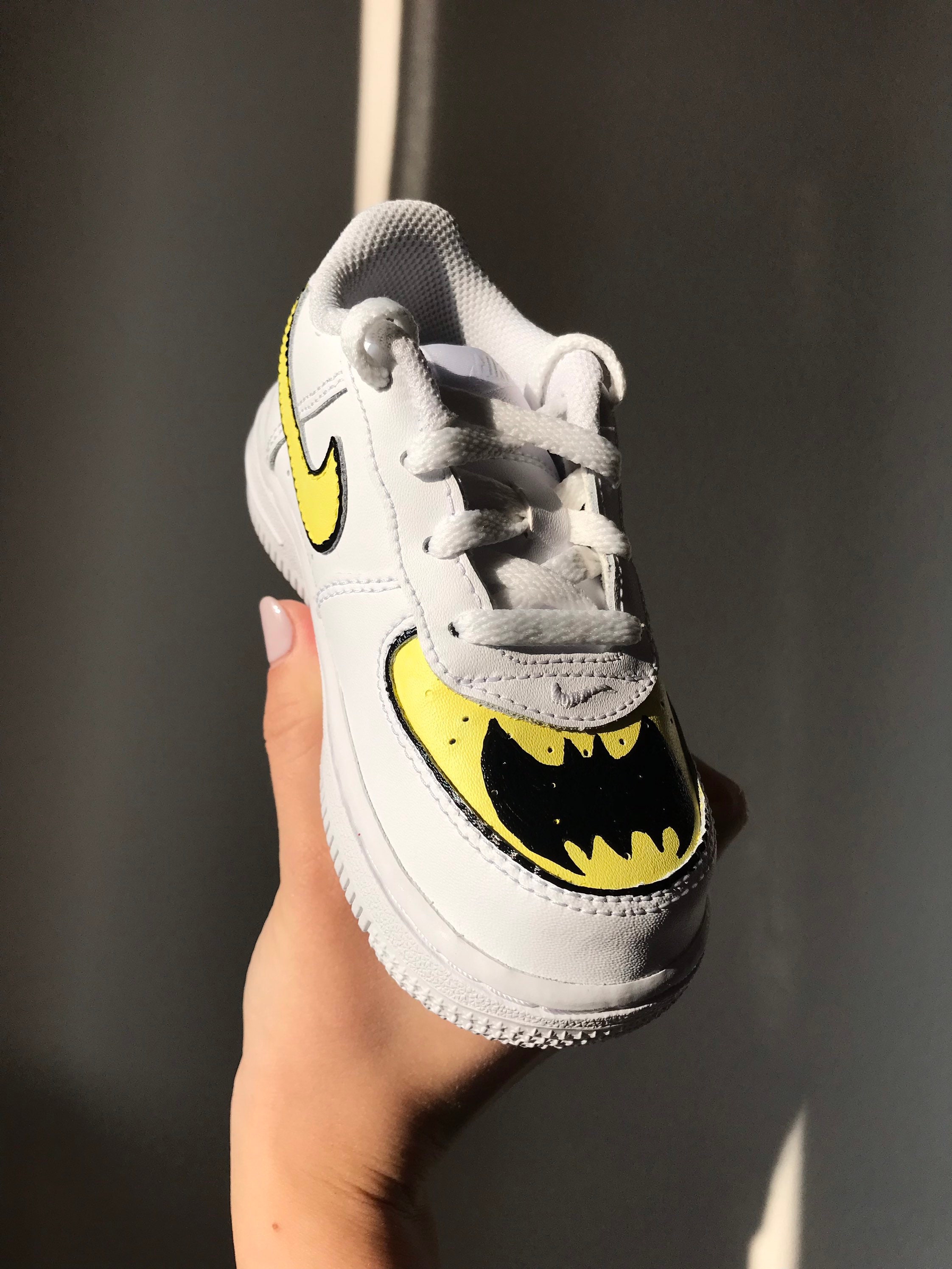 Custom nike batman shoes Clearance