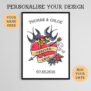 Present Tattoo Love - Etsy Singapore