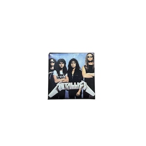 Vintage Metallica Metal Pinback Button Pin
