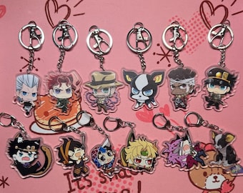 J O J O’s Bizzare Adventure - Acrylic Keychain (13 Different Styles)