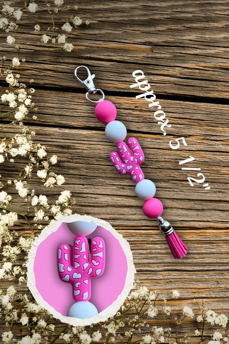 Make Your Keys Part of Your Accessories With This Cactus Keychain! or ...