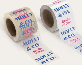 Custom Poly Packing Tape (36 Rolls or 24 Rolls)