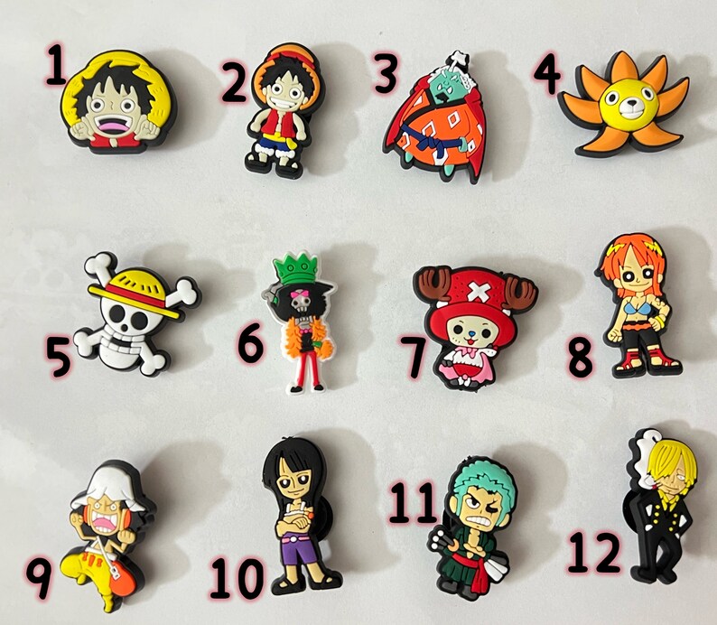 one piece croc jibbitz