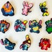 Pick your own Cartoon Croc Charms, Thickened, Bracelet Charms, Decal Charms, Croc shoes pins, Cosplay Croc Charms, unisex, movie character