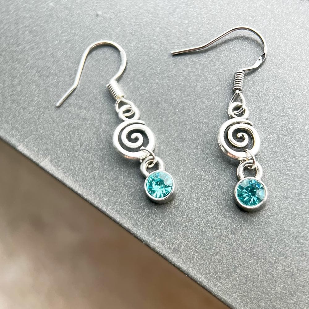 Life is Strange Inspired swirl gemstone earrings, Chloe Price Max Caufield earrings, Cosplay Earrings, Xmas gift