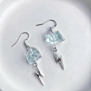 Jinx inspired earrings, Arcane earrings, LOL game lover gift