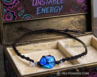 Arcane inspirierter Hexcore Armband, Hexcore Kristall Blau Armband, LOL Spiel Geschenk, Vi, Jinx, Caitlyn,Jayce