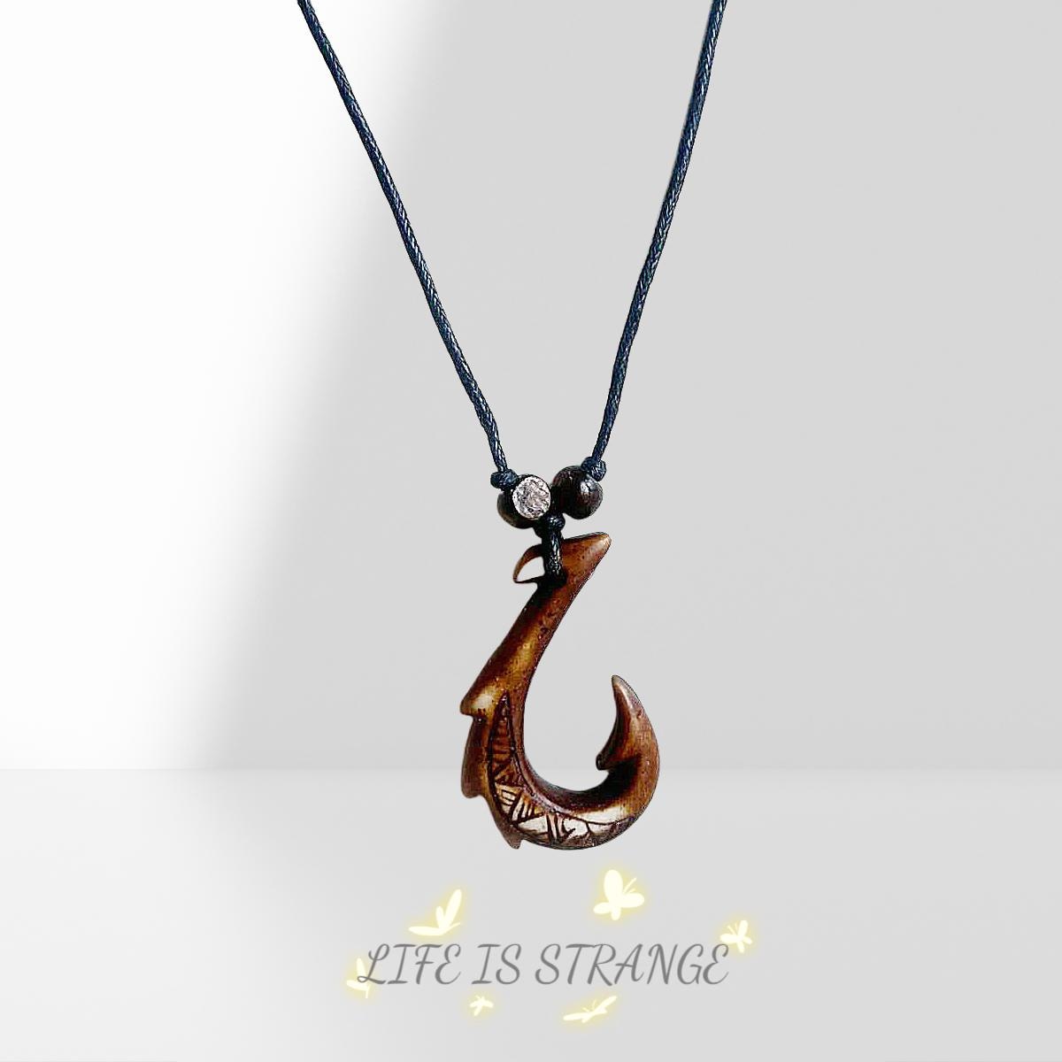 Life is Strange Inspired Rachel Amber Necklace, Hawaiian Fish Hook