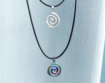 Life is strange inspired swirl Necklace choker, chloe Price Max Caulfield Cosplay Necklace, Y2K necklace, Spiral necklace,Christmas Gift