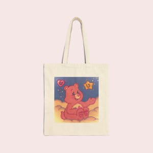Cotton Cute Care Bear Tote Bag