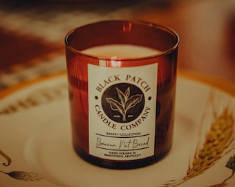 Banana Nut Bread Scented Soy Candle: Bakery Collection, 8 oz
