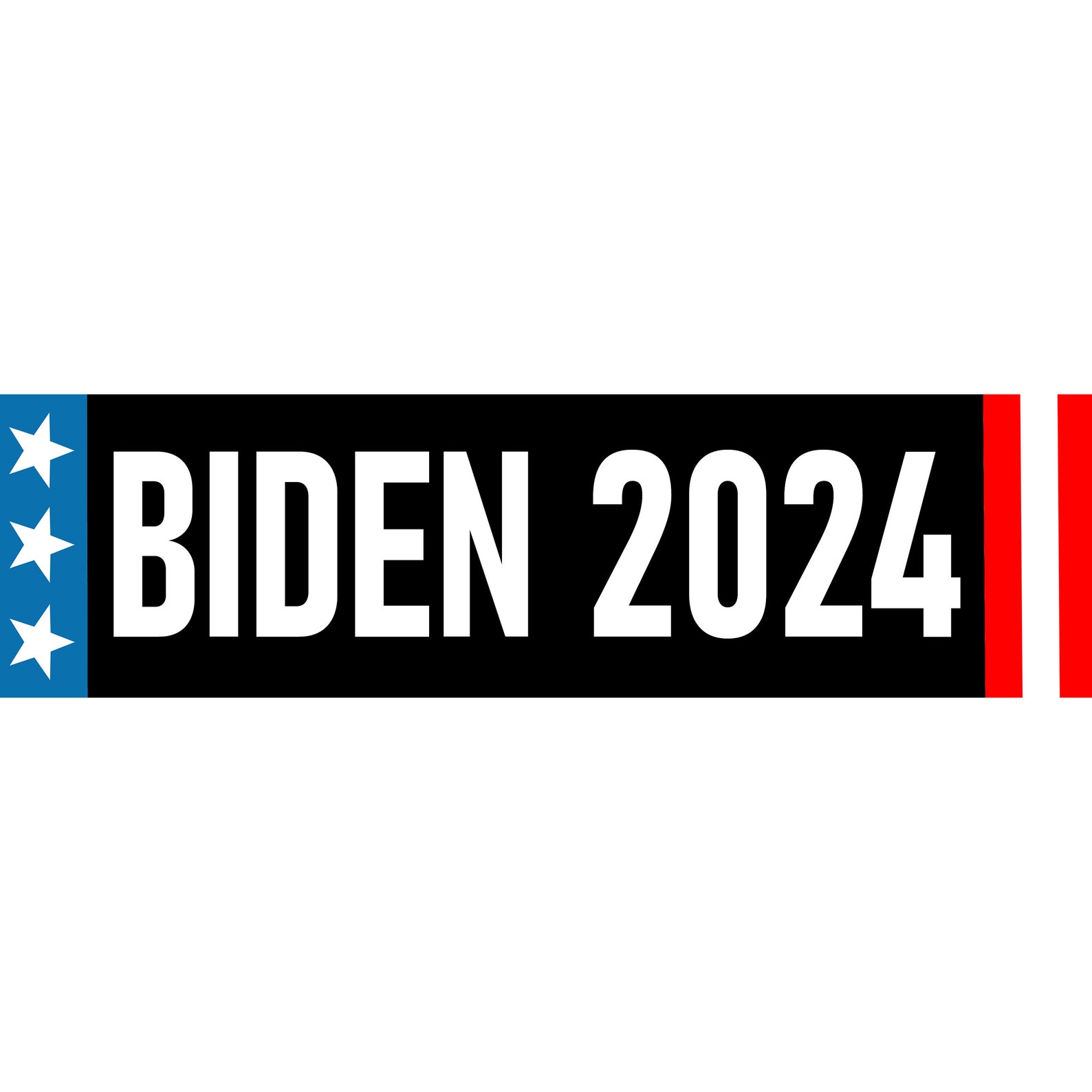 Biden 2024 Bumper Sticker Size Etsy