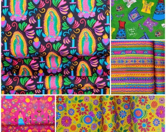 Eleanor Collection Fabric by Crafty Chica for Riley Blake, 100% Cotton, 43/44&quot; Wide Sewing Quilting Mexican
