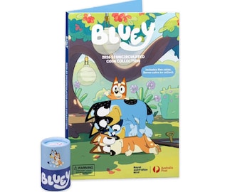 Bluey 2026 Coin Collection Folder and Tube | Australia Post Limited Edition Set