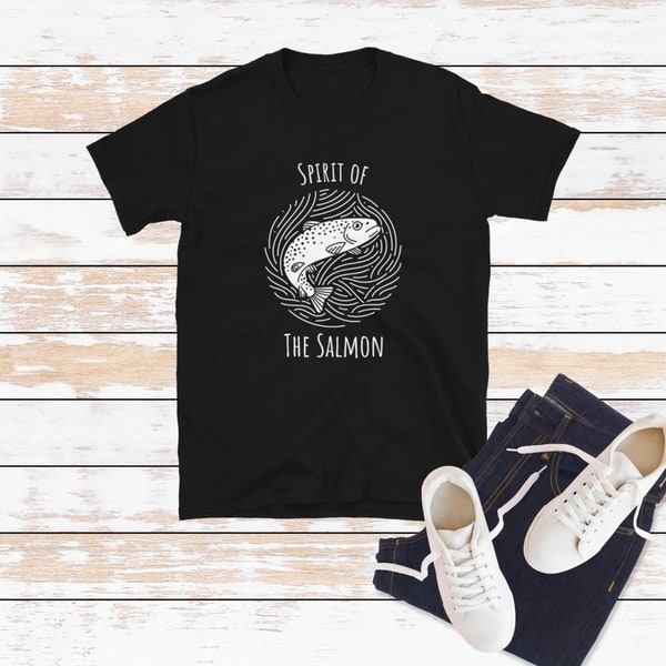Salmon Shirt - Spirit of The Salmon Shirt - Salmon Spirit Animal - My Spirit Animal Salmon Shirt - Native American Zodiac - Native American