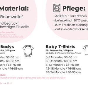 weißes T-Shirt oder Baby Body großer Bruder 2024 mit Traktor und Sternen I Verkündung zweites Kind I Geschenk großer Bruder Bild 7