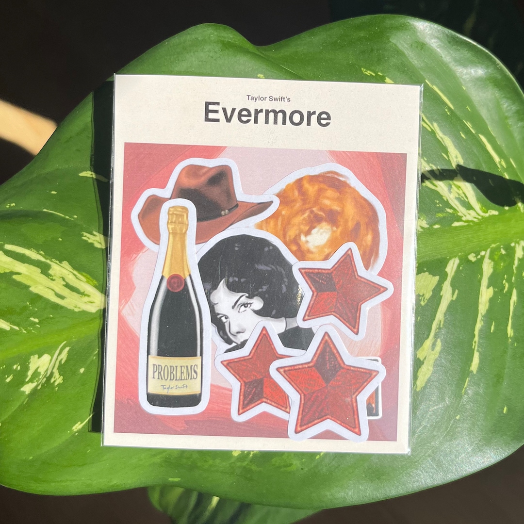 Ever More Sticker Evermore Taylor Swift Sticker Pack Champagne Problems Marjorie Willow ...