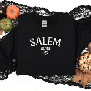 Salem Witch Sweater, Salem T-Shirt, Salem Massachusetts Shirt, Witch Shirt, Halloween Sweater, Spooky Season Shirt, Spooky Sweater