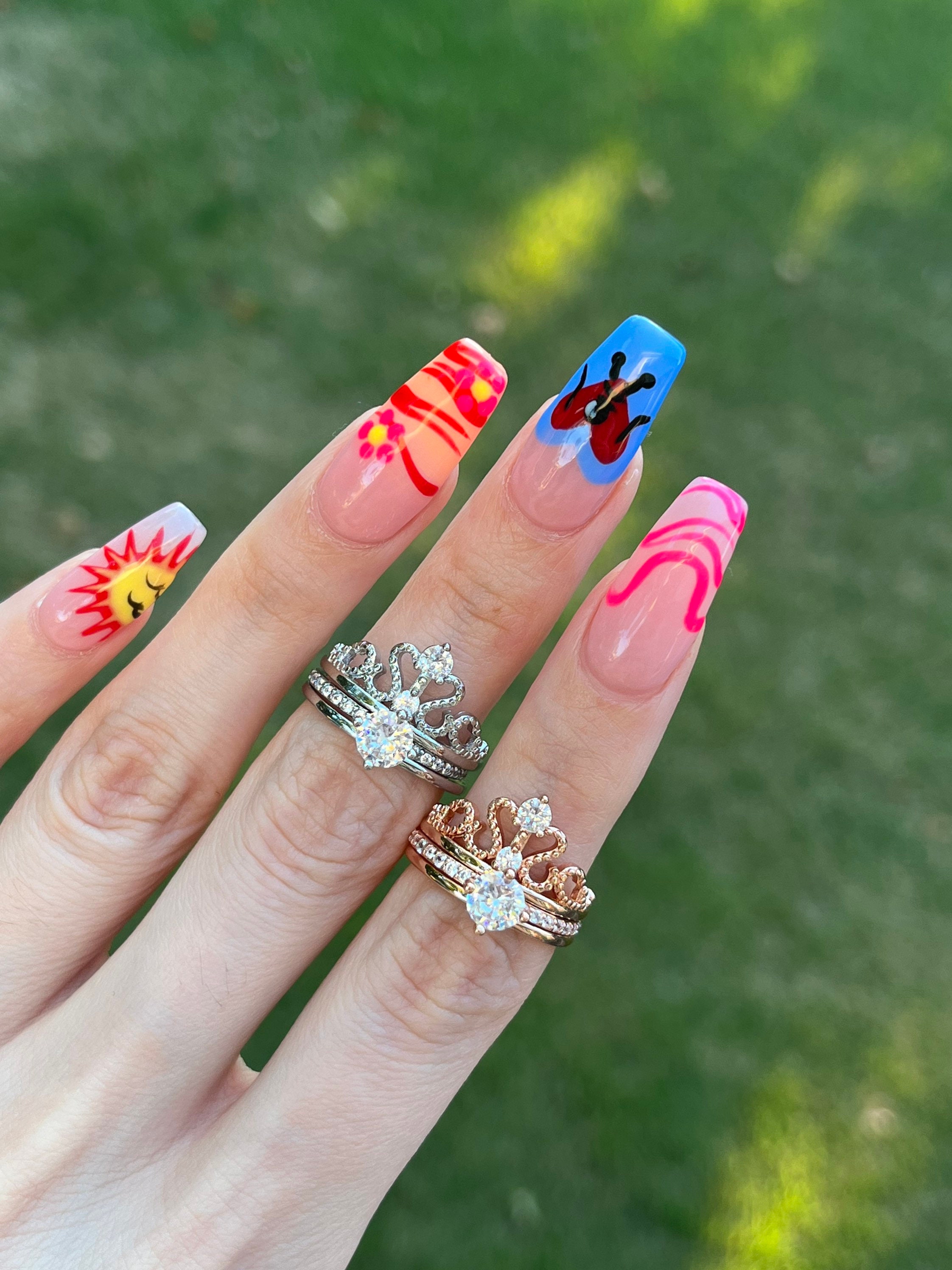 Adjustable Rings Stackable Rings Crown Rings Promise Rings Etsy