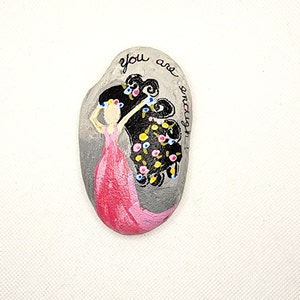 Painted rock, Be Kind/Live more, painted stone, rock art, painted pebble, small gift idea, care gift, home office décor, birthday