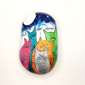 Painted rock, Yes You Can/Squad, painted stone, painted pebble, small gift idea, care gift, rock art, home office décor, birthday
