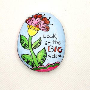 Painted rock, Sunrise, One Day, hand painted rock, rock art, small gift idea, care gift, rock art, paper weight, home office décor, birthday