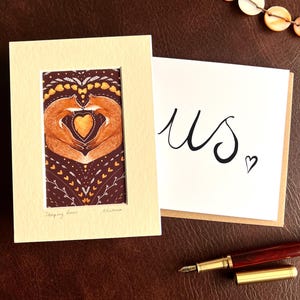 Impresión artística y tarjeta para novio, novia, pareja o prometido para aniversario especial, regalo de San Valentín, regalo de compromiso o idea de propuesta