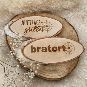 Sign tree disc contract griller roasting place barbecue grilling outdoor kitchen grill corner wood engraving birch gift for men terrace decoration