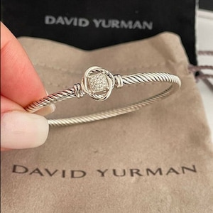 David yurman infinity bracelet with diamonds deals