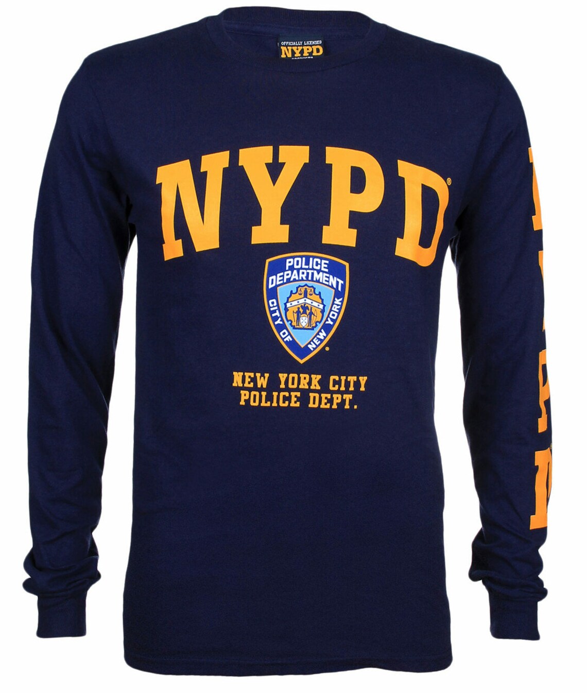 NYPD Long Sleeve Tshirt New York Police Department T Shirt Etsy