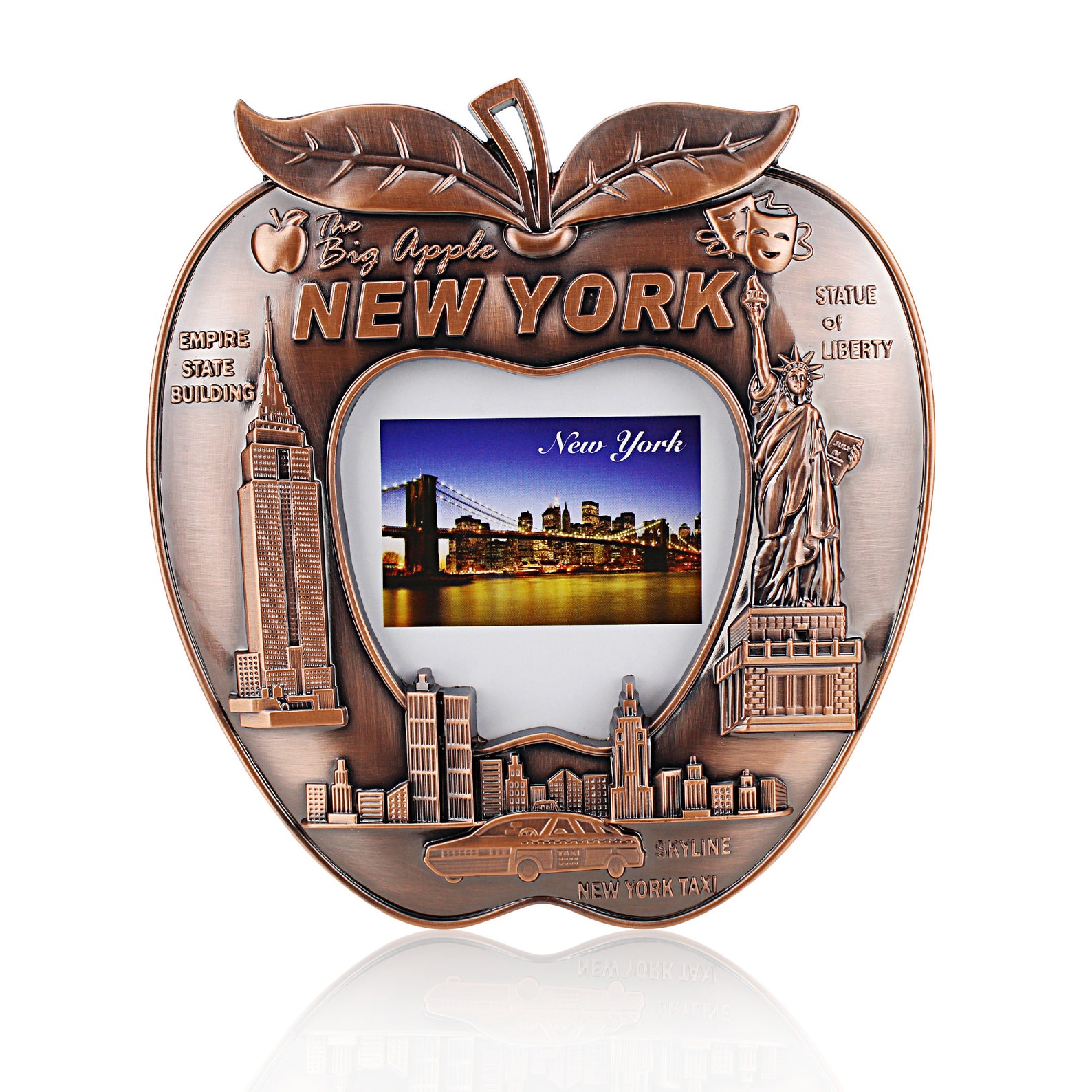 Big Apple Metal New York Picture Frame New York Picture Etsy