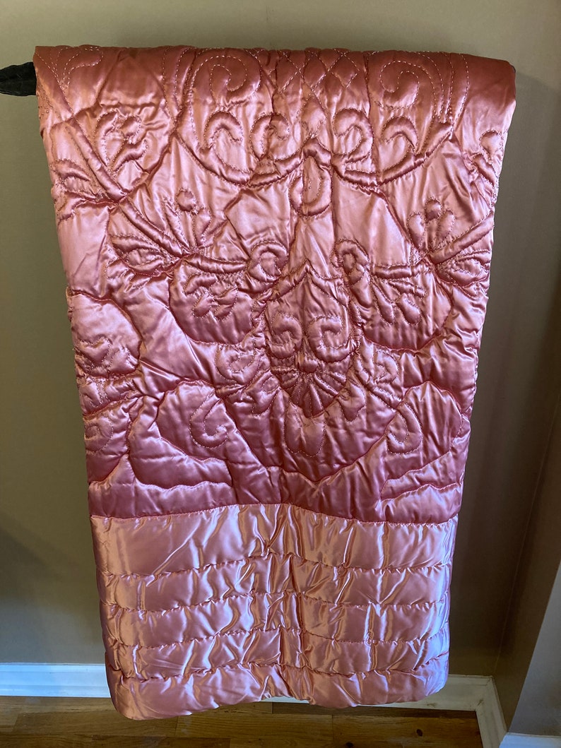 Bed Spread Bedspread Cover Blanket Comforter Vintage Pink Wool Etsy