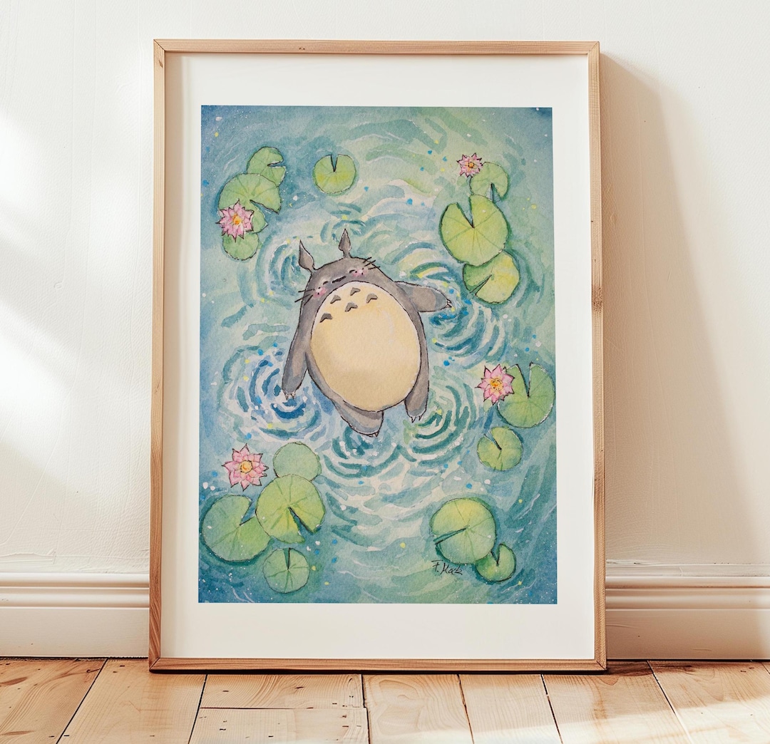 Ghibli Art Print - Totoro - Anime Art Print - 