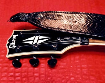Genuine cobra Full snake Guitar strap