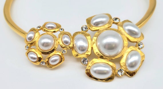 Kenneth Jay Lane Necklace, Mabe Pearl Necklace, P… - image 2