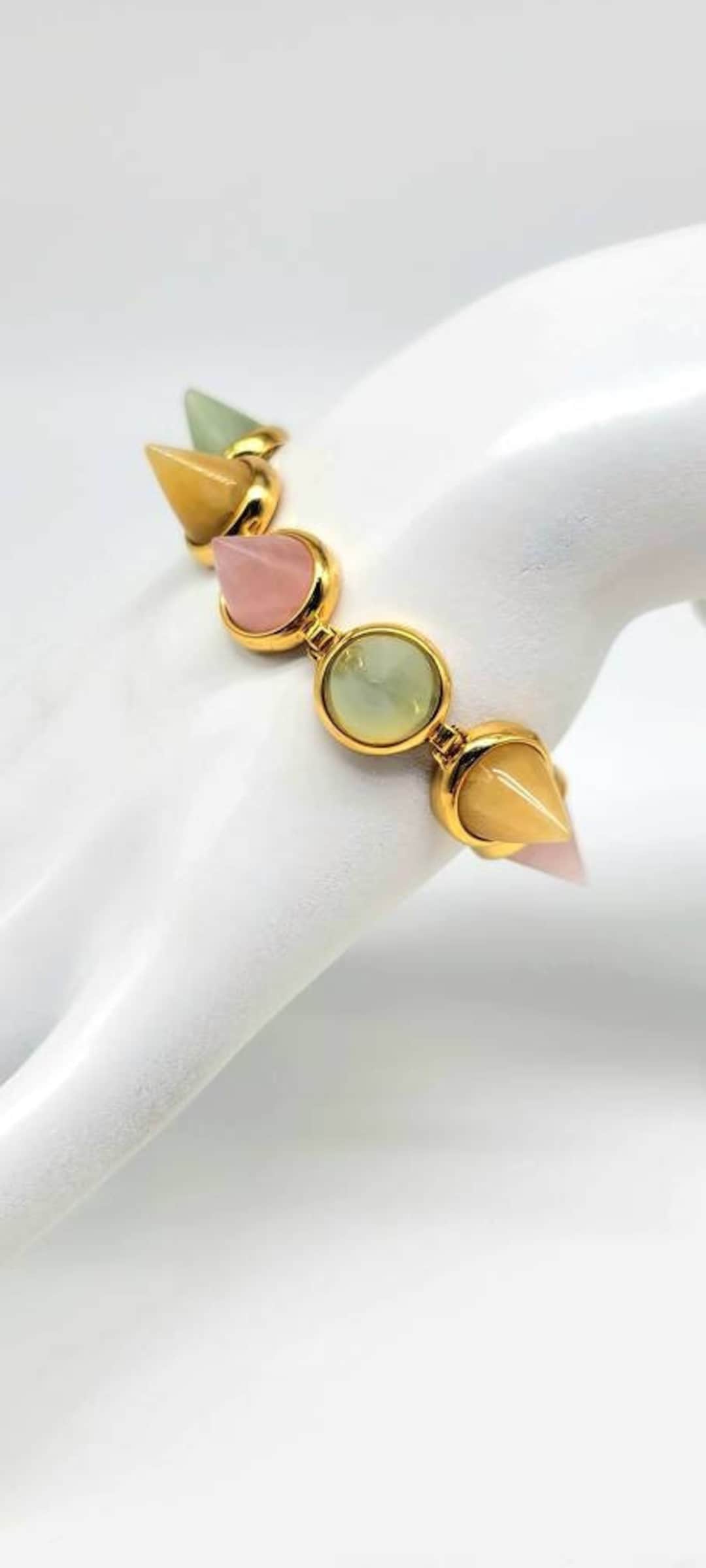 【EDDIE BORGO】スタッズブレスレット ゴールド Eddie Borgo Bracelet, Spike Gold Bracelet, Spike Bracelets for