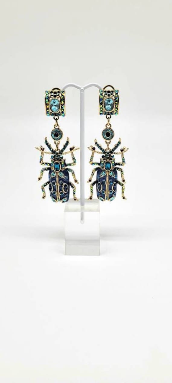 Beetle Earrings, Beetle Dangle Earrings, Bug Earri