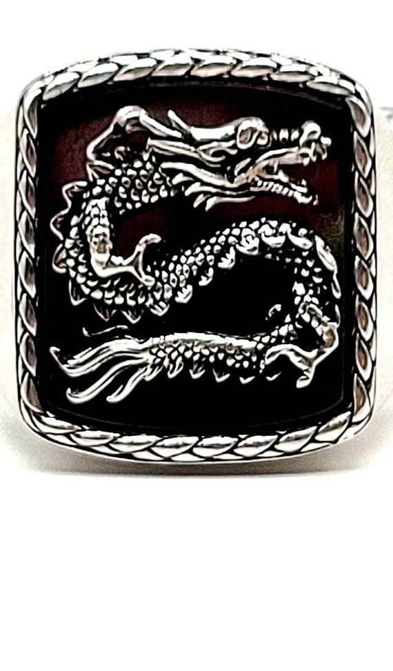 Dragon Ring Men, Effy Ring Men, Hematite Ring Men… - image 7