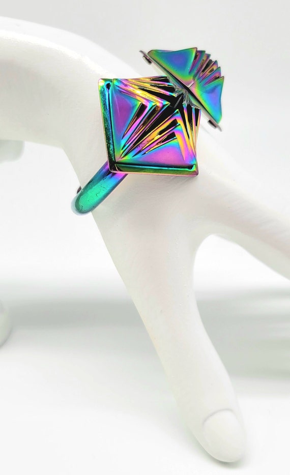 Iridescent Bracelet, Holographic Bracelet, Futuri… - image 7
