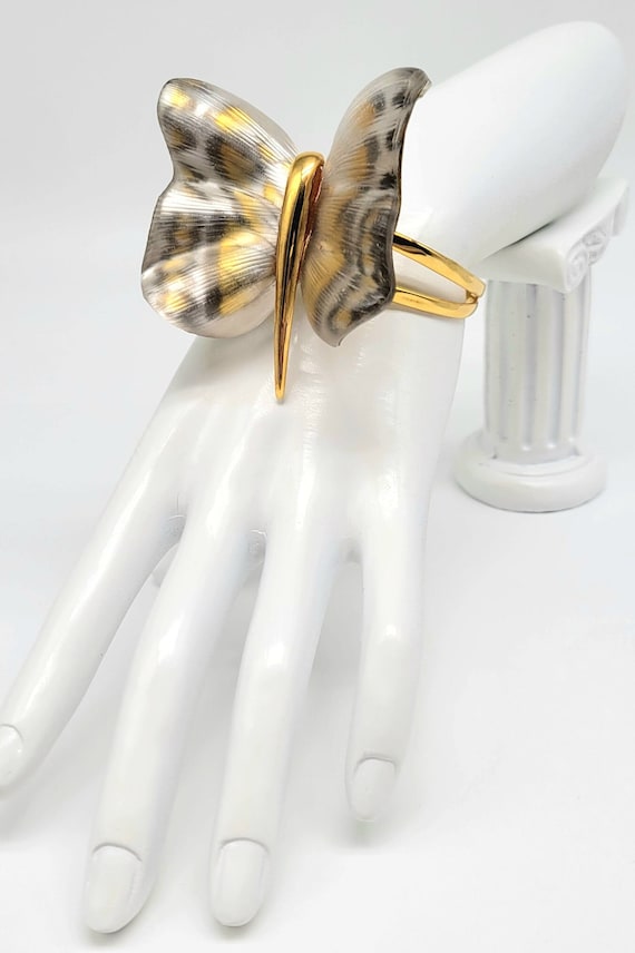 Butterfly Cuff Bracelet, Monarch Butterfly Bracelet, … Gem