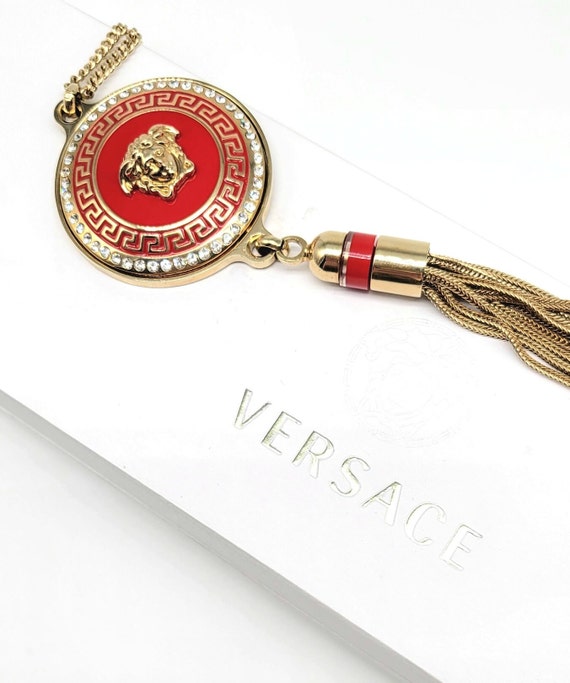 Versace Necklaces, Gold Versace Necklace, Gold Ta… - image 2